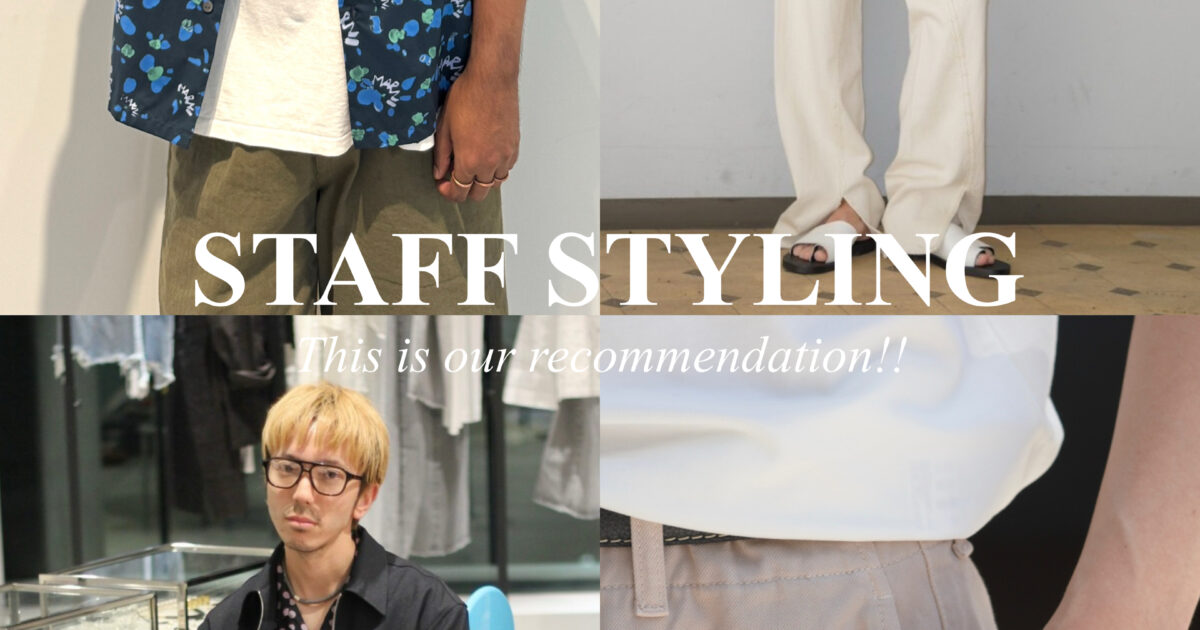MEN'S】STAFF RECOMMEND ITEMS | SELECT by BAYCREW'S / セレクト バイ