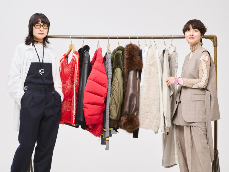 大平かりんさんと小川夢乃さんに聞く、寒くなったら着たいもの。