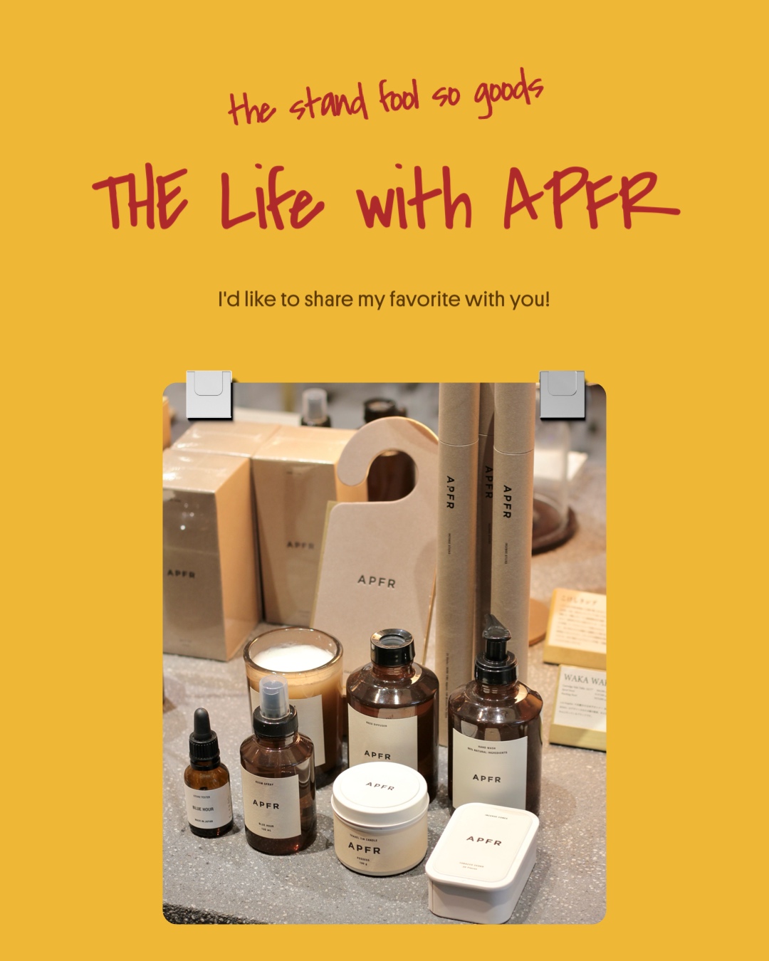 　The Life with APFR
