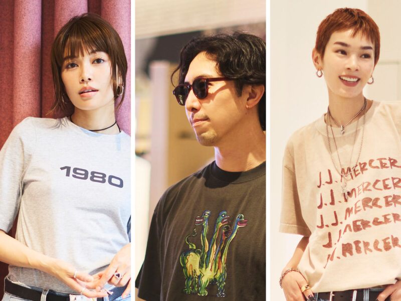好きがにじむ。目利きたちによる、夏のTシャツ選び。